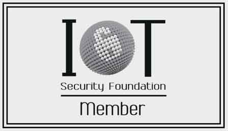 Logotipo Campeón de seguridad de IoT de 2019